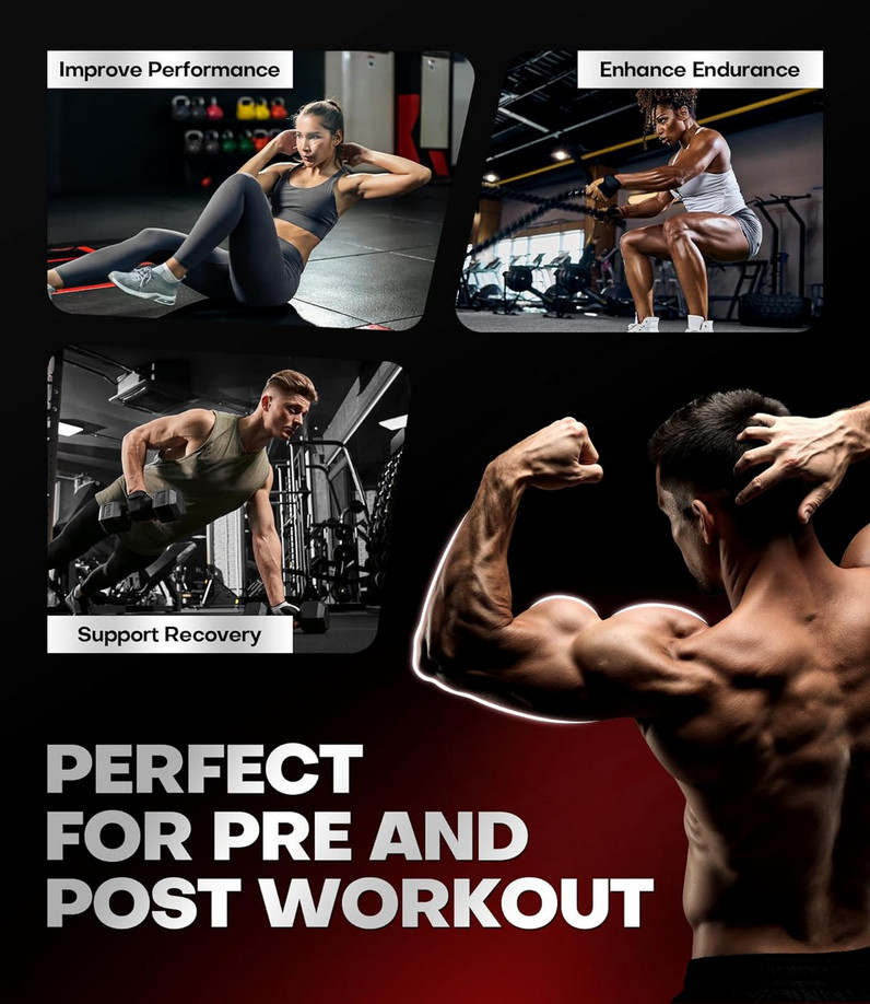 Instant Boost Creatine Monohydrate Gummies, Complex Creatine with Real 5000mg Cr