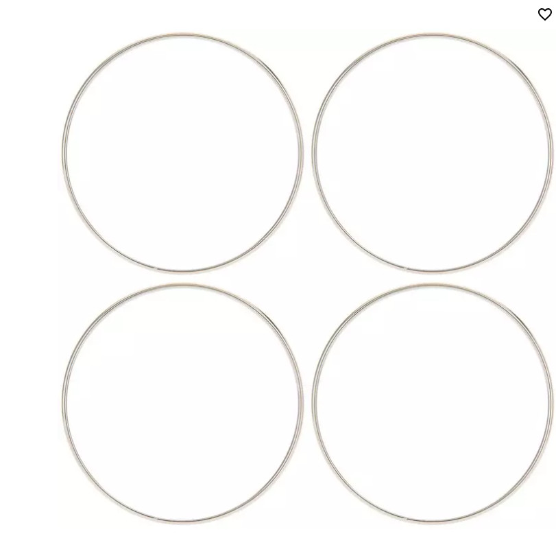 Round Macrame Hoop Various Sizes 1 Piece New