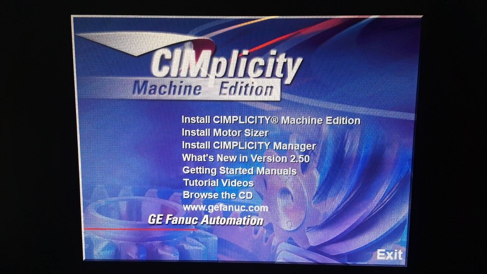 GE Fanuc Automation CIMplicity Machine Edition Version 2.5 w/ License