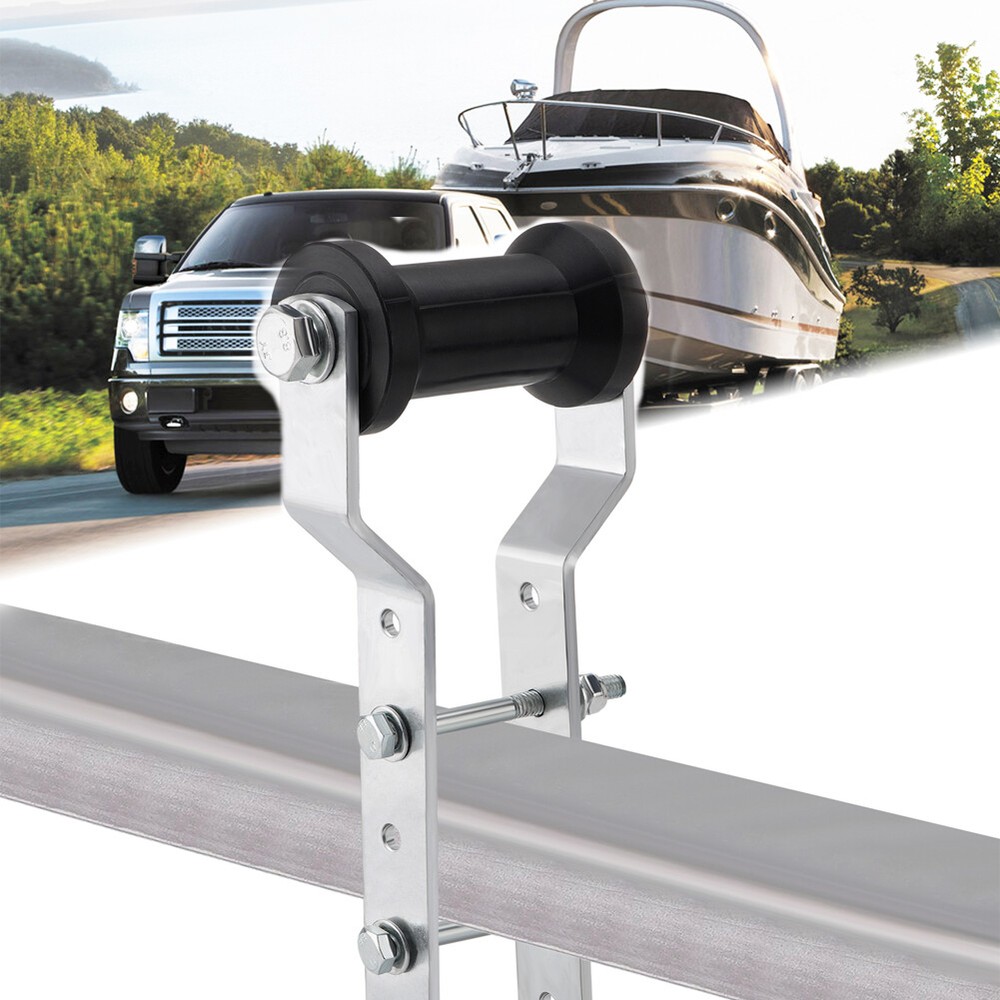 4" Adjustable Tongue Keel Roller Bracket Assembly for 2" Boat Trailer Replace