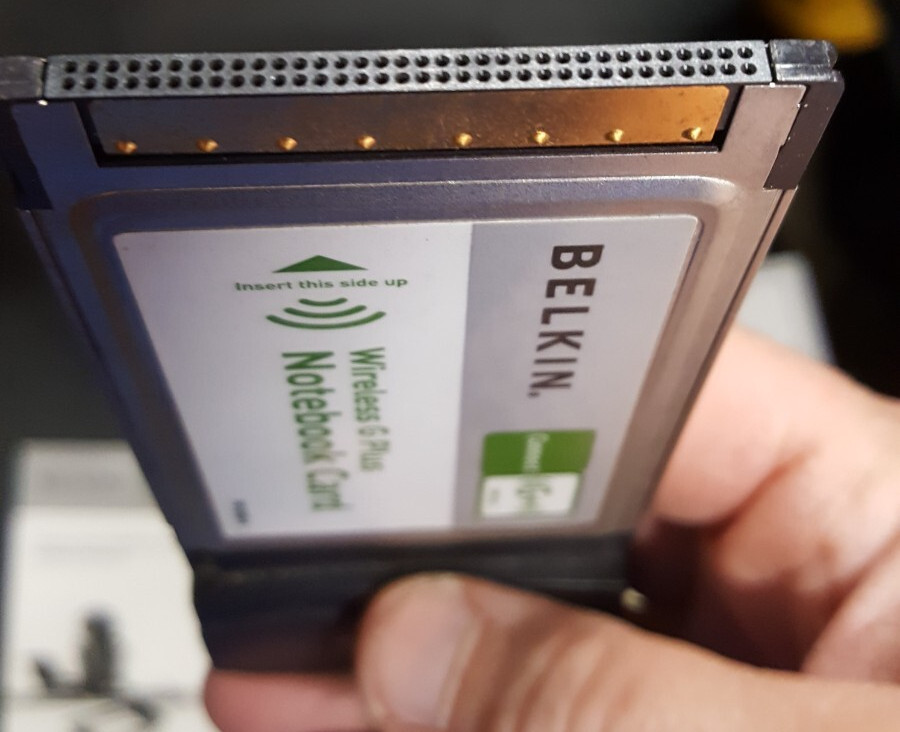 Belkin Wireless G Plus Notebook Card 32 Bit For Older Laptops
