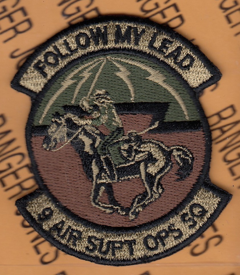 USAF Air Force AFSOC 9th Air Support Ops Sq ASOS TACP ~3" OCP NO HOOK patch