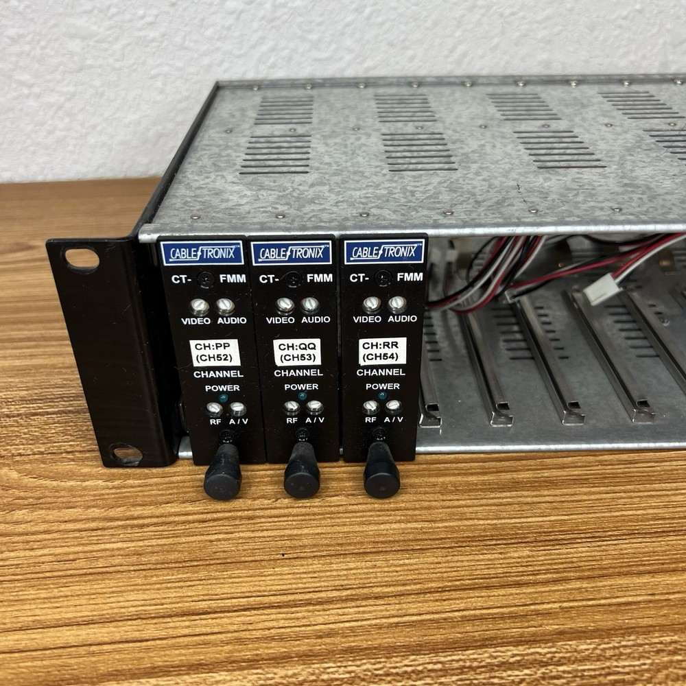 Cable Tronix CTRC-12 Rackmount with CT-Modulators
