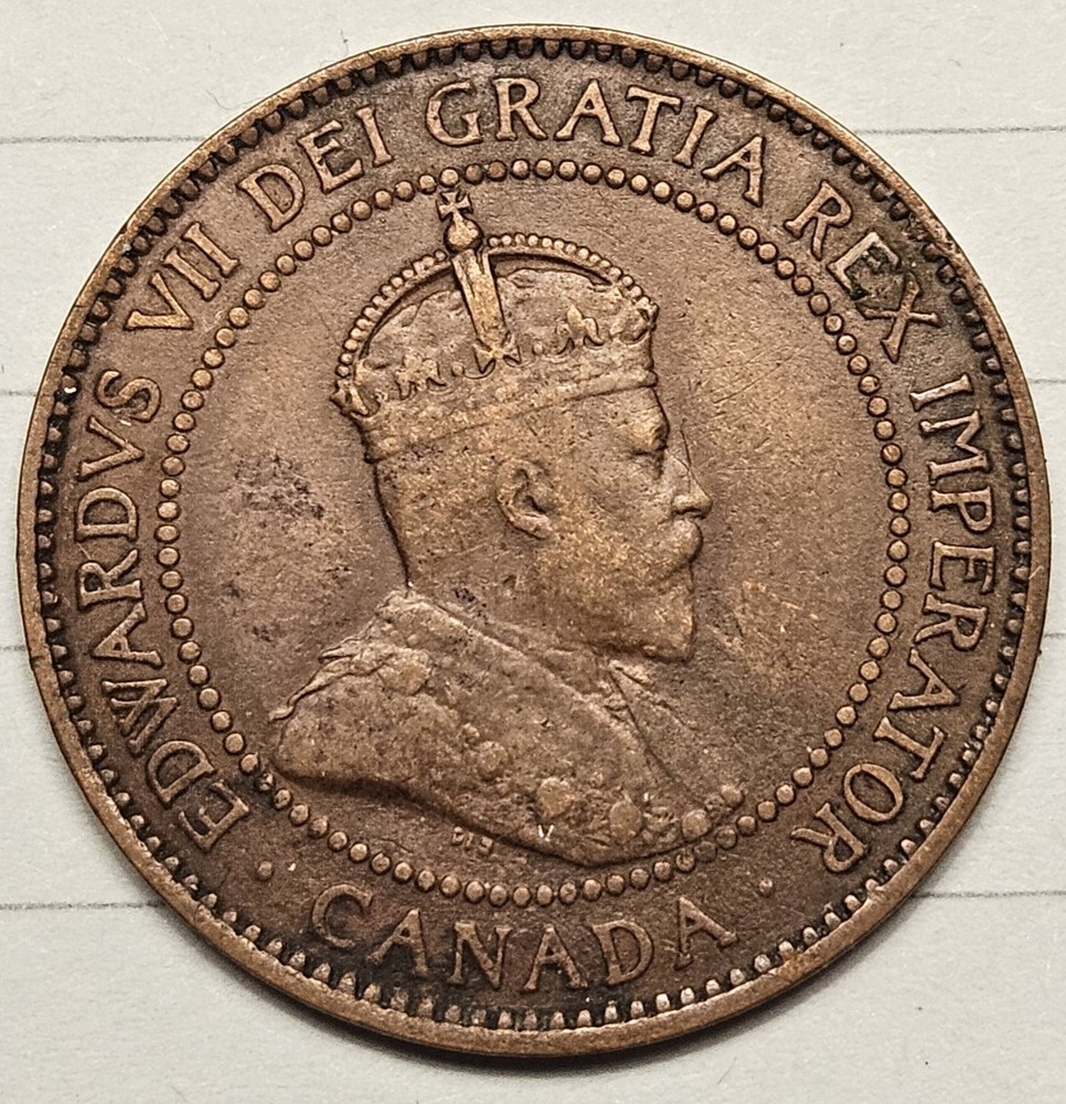 1910 Canada Large Cent Canadian Penny
