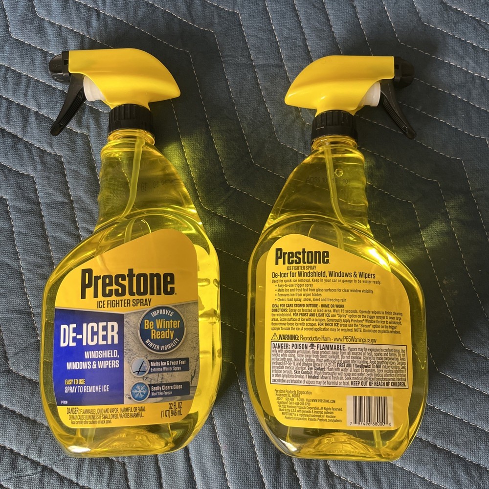 Prestone Trigger Spray Windshield De-Icer 32oz, 2 Pack