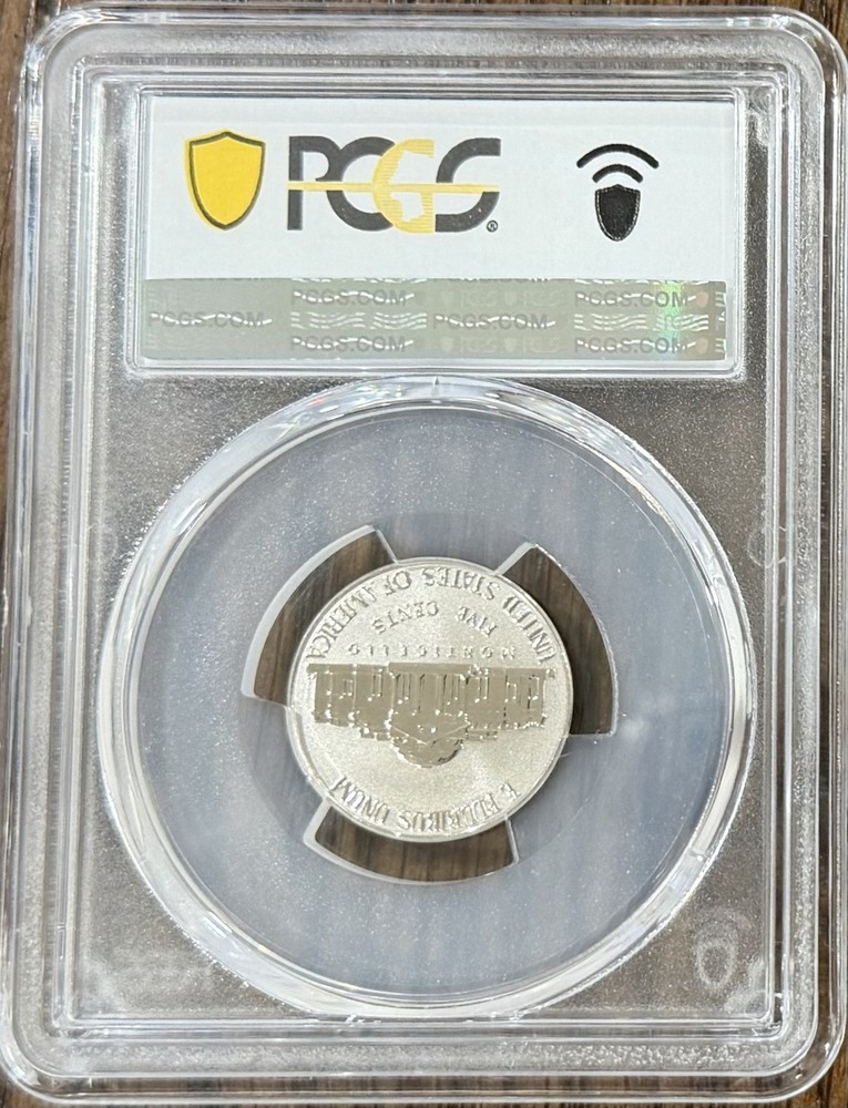 2020 W Reverse Proof Jefferson Nickel PR69