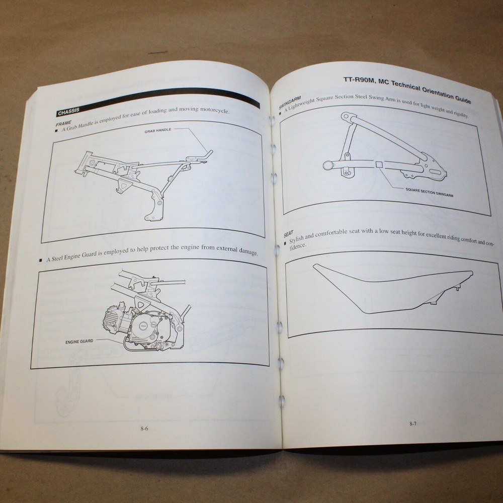 Yamaha 2000 Off-Road Technical Orientation Guide OEM