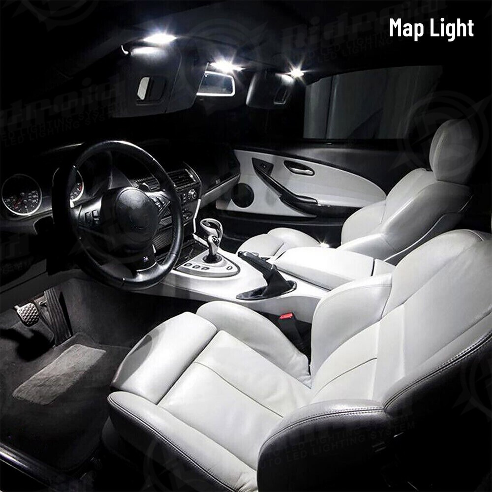 White LED Interior Lights Package kit for 1999 - 2013 GMC Sierra 1500 2500 3500