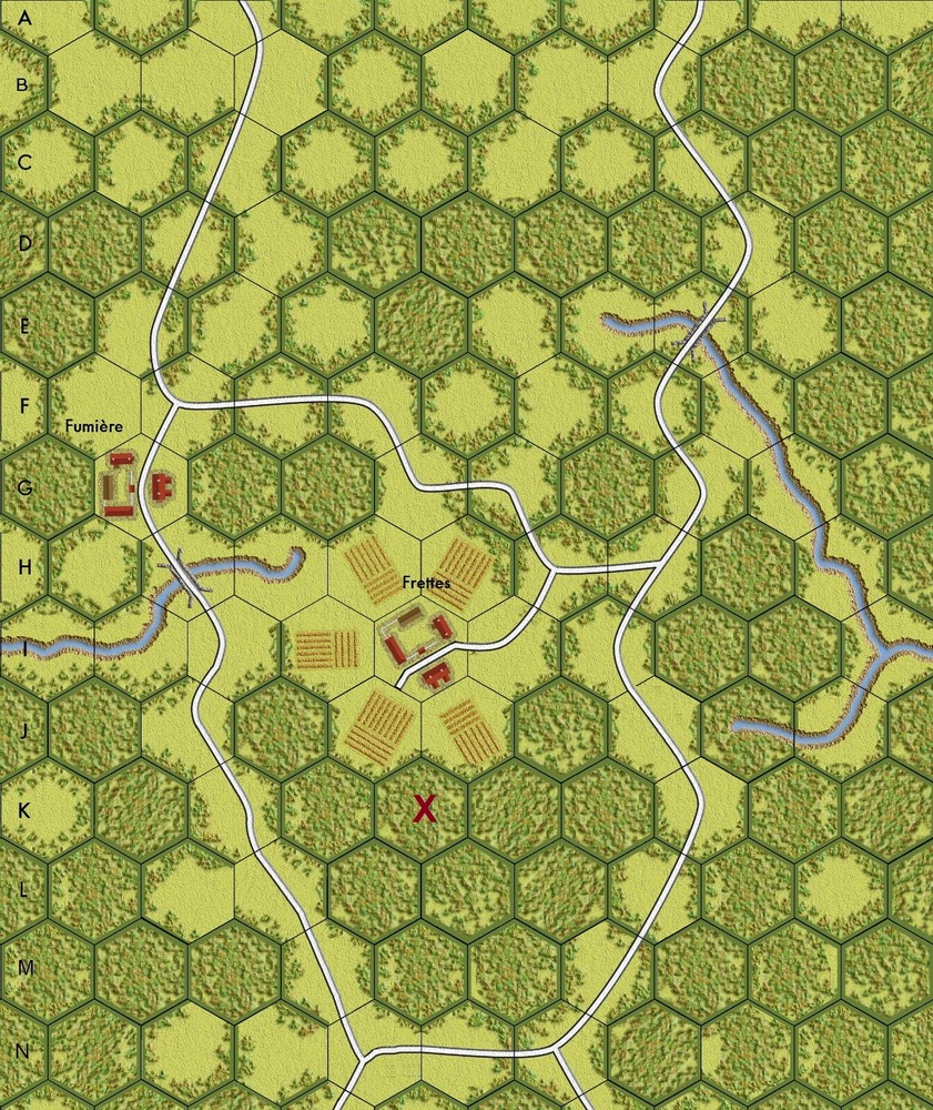 Panzer Leader ('74) Map X - Heavy Jungle