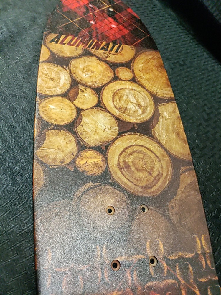 Aluminati Skateboard Deck. Rare Test Design. Just Deck Never Used