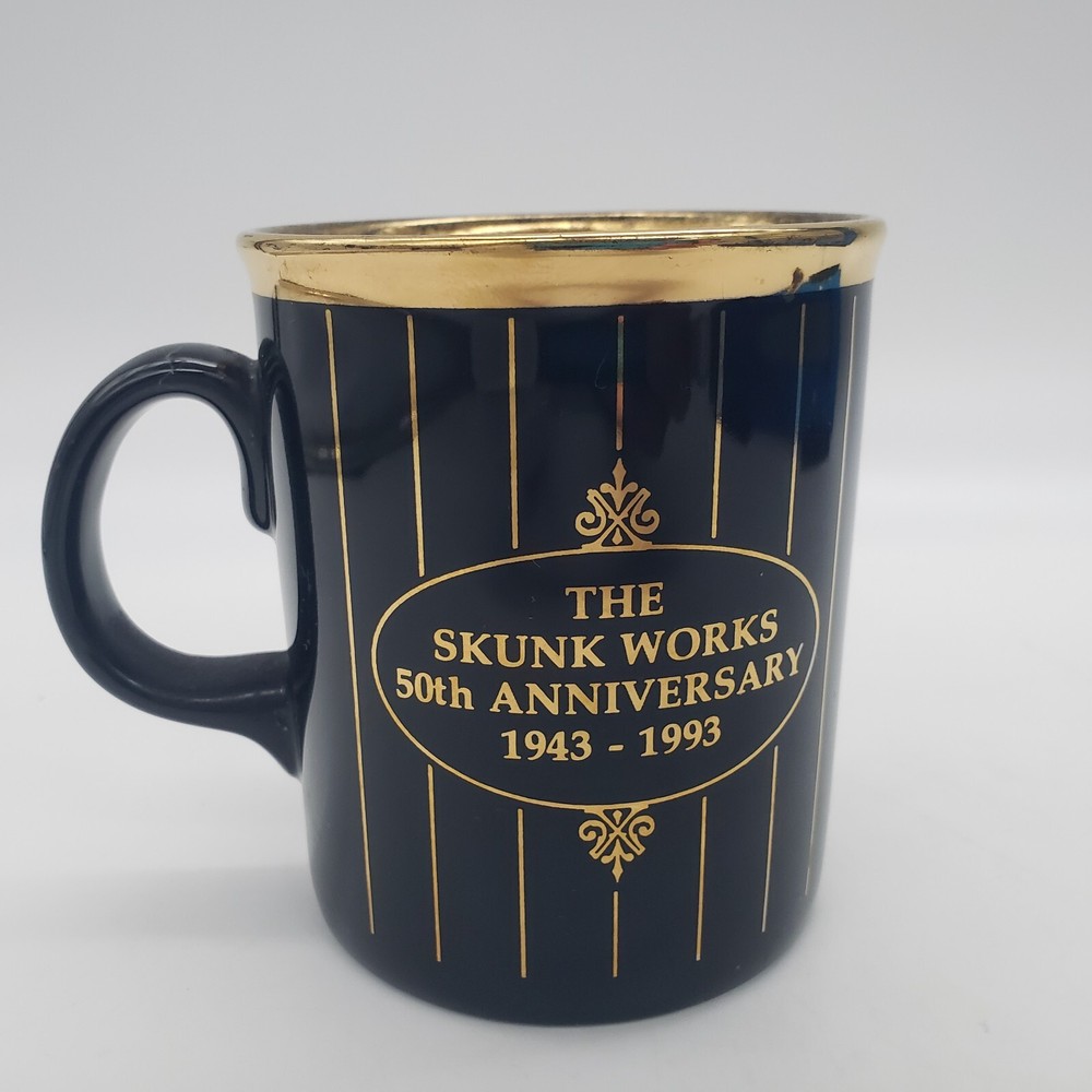 LOCKHEED ADVANCED DEVELOPMENT COMPANY SKUNK WORKS 50TH ANNIVERSARY MUG 1993