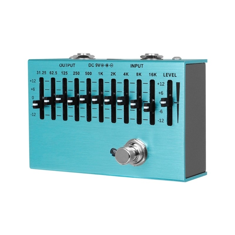 Guitar Effects Frequency Adjuster Sound Accessory EQ Pedal Portable EQ Device