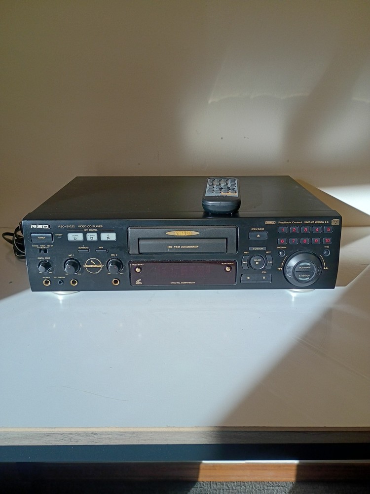 Tested Working RSQ SV222 karaoke player With Remote Read