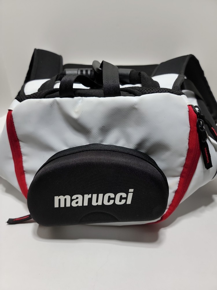 Marucci Troooper Bat Pack Backpack. WH/R/BL- Honor The Game Patch...