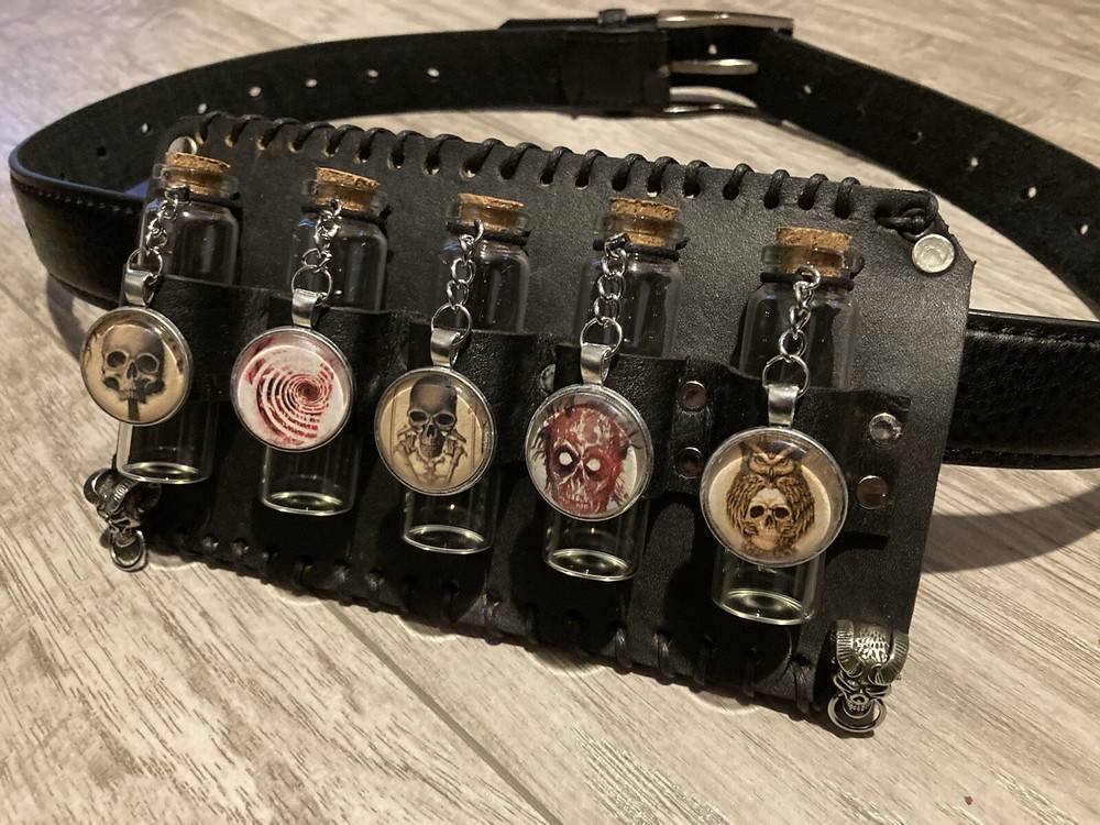 Necromancer Potion Bottle Belt