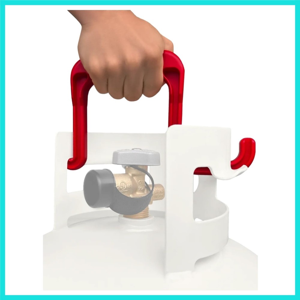Propane Tank Carrying Handle - Safe & Easy Portable Carrier - Durable and Hea...