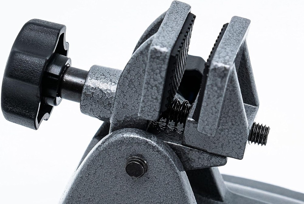 Precision Micrometer Holder Stand Base, 5/8'' Clamping Fully Adjustable