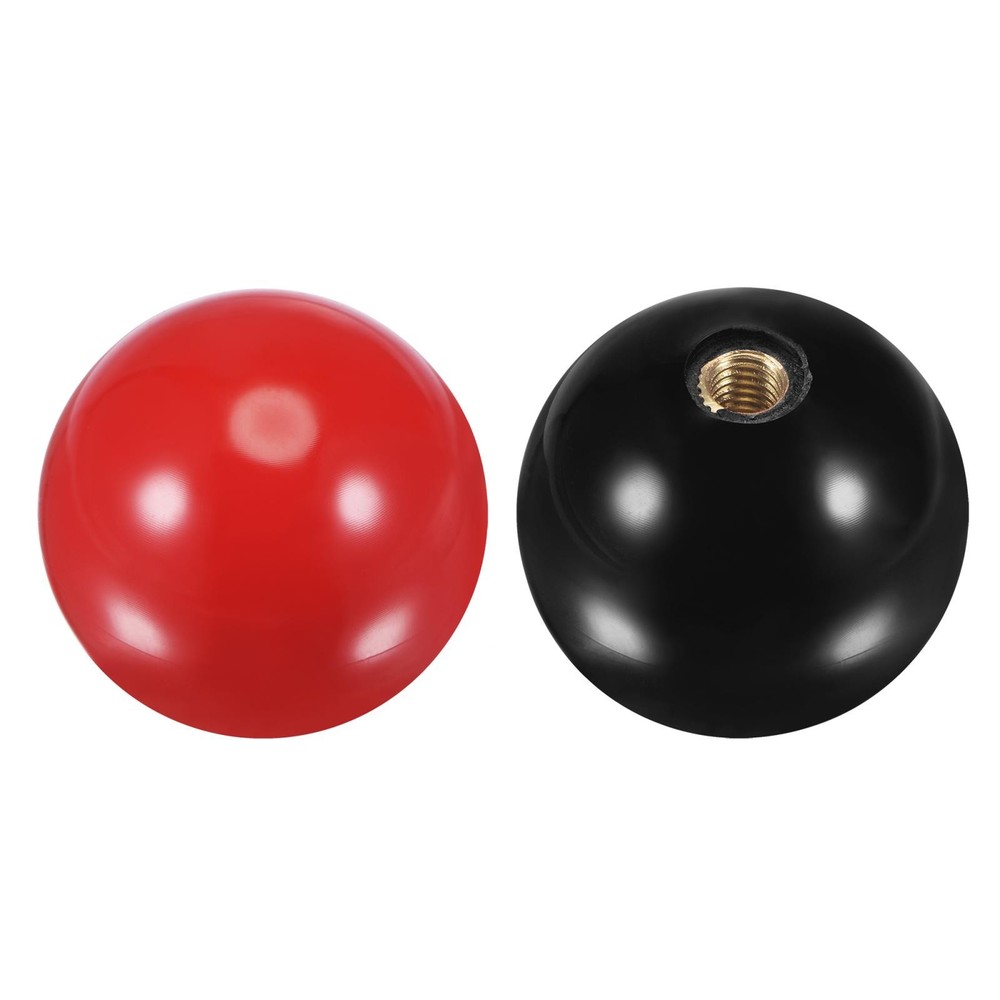 Top Ball Head Joystick Arcade Knob Game Replacement Red/Black