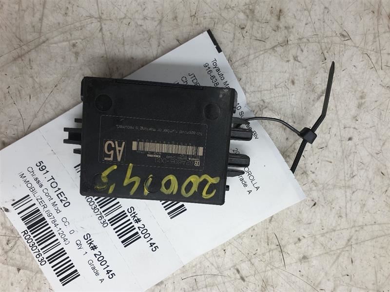 19-20 TOYOTA COROLLA IMMOBILIZER CONTROL MODULE ECM ASSEMBLY