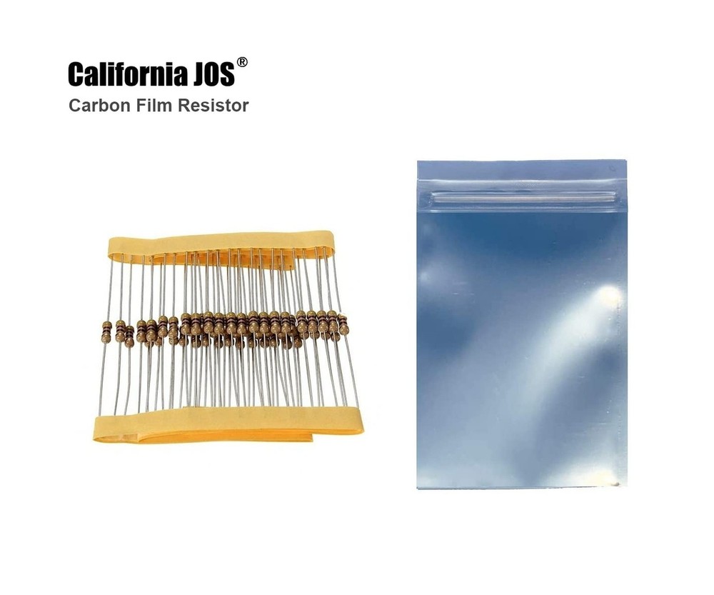 470 Ohm Carbon Film Resistor, 1/2W 5%, Fixed Resistor (470 R, 470 惟) 10 PCS