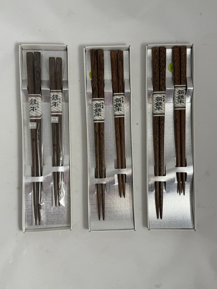 Vintage chopsticks 6 pair Made In Japan