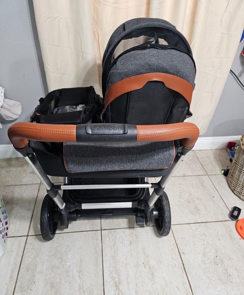Contours Element Single-to-Double Stroller - Grey