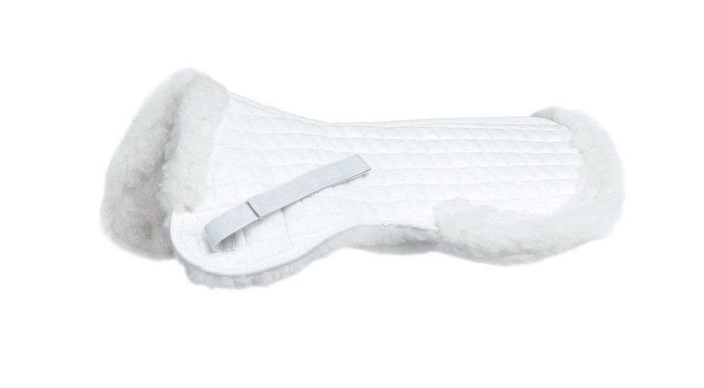 Shires ARMA Acrilan Lined Saddle Pad 17"-18" White