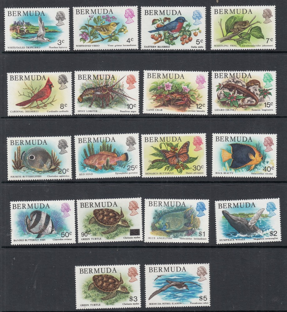 Bermuda; Wildlife, mint set, 1978
