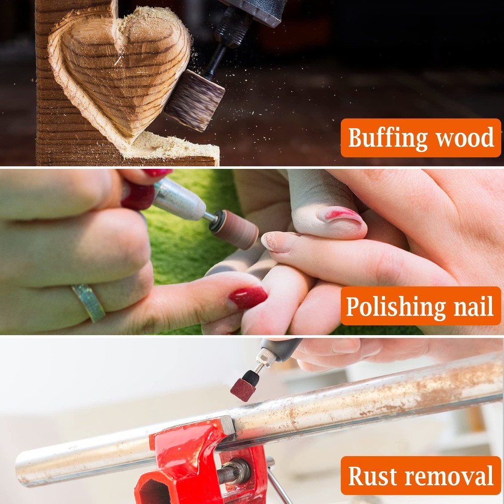 AUSTOR Aluminum Oxide Sanding Drum Set with Free Box Original Version
