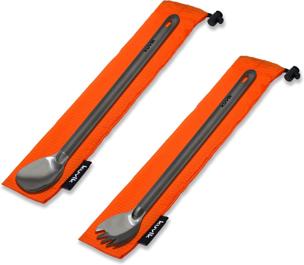 Titanium Spoon Ultralight & Compact for Camping & Hiking