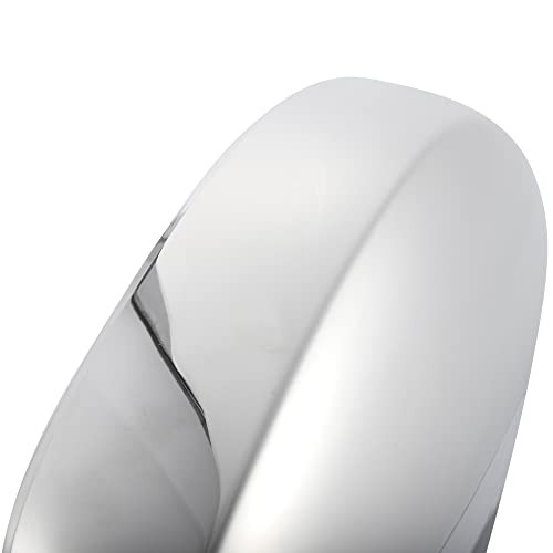 2pcs Upper Mirror Cap Replacement Parts Chrome Plated for Silverado Sierra