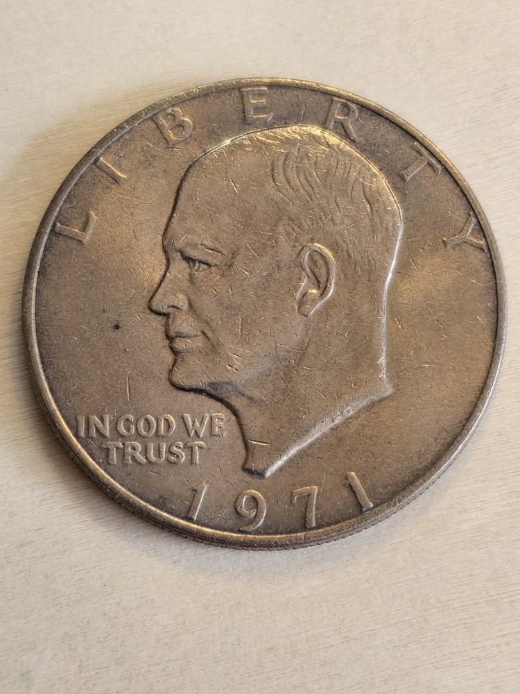 Toner 1971 Eisenhower Dollar