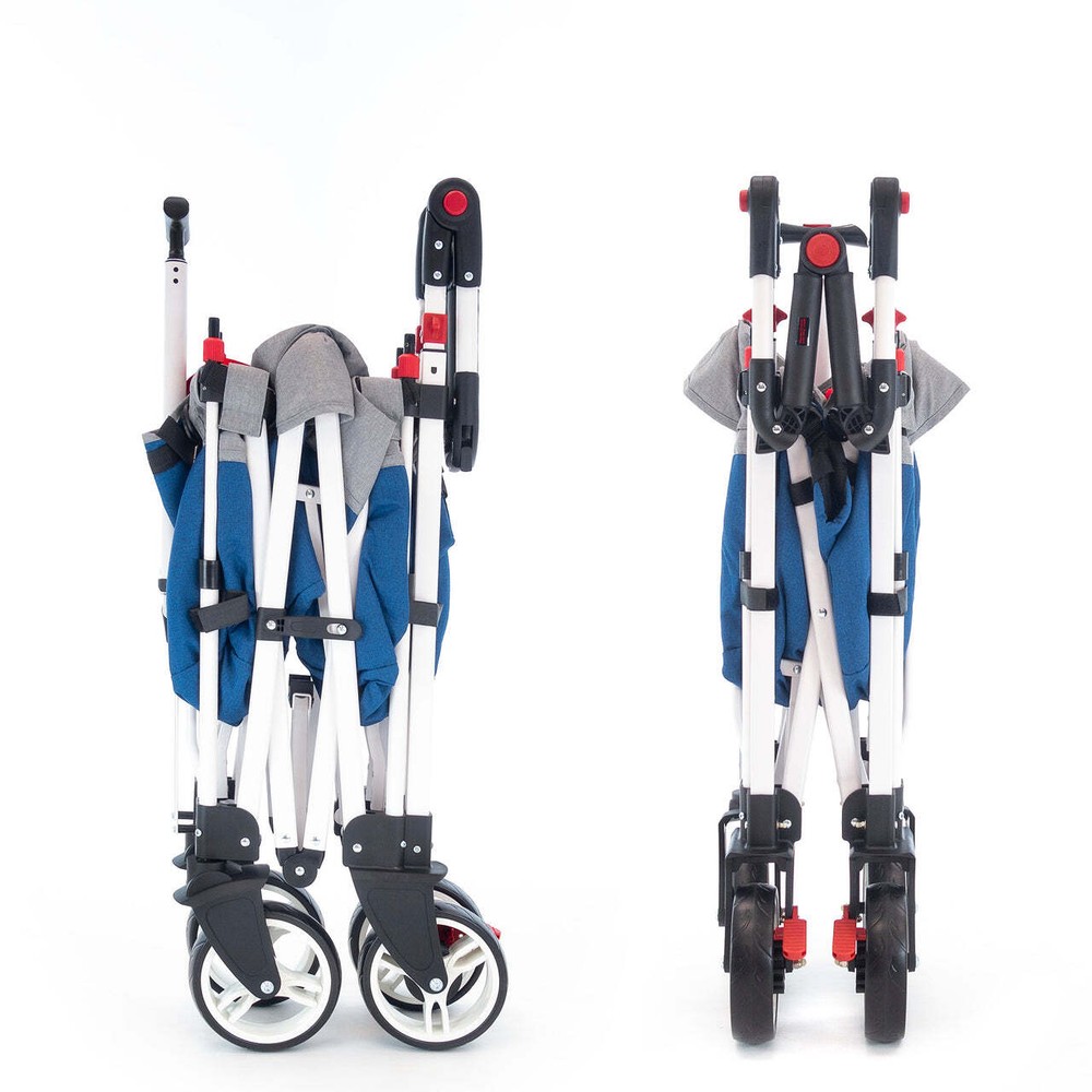 Creative Outdoors Pack and Push Ultra Compact Folding Stroller Wagon Navy