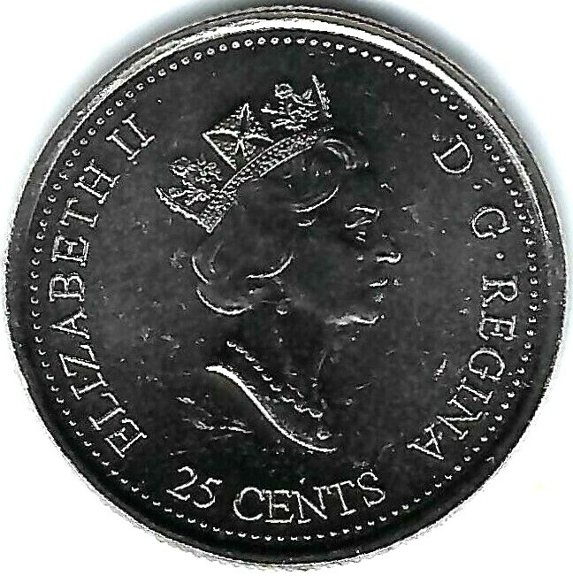2000 Canada Brilliant Uncirculated Commemorative Pride 25 Cent Coin!