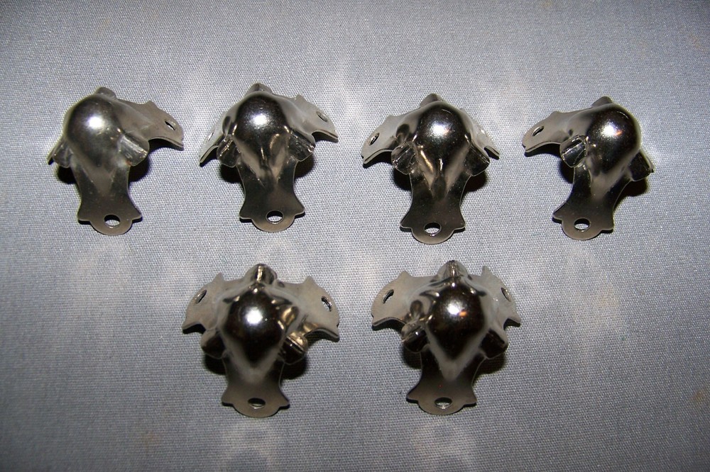 Small, Chrome Plate, Over Tin, Corners - SEE INFO