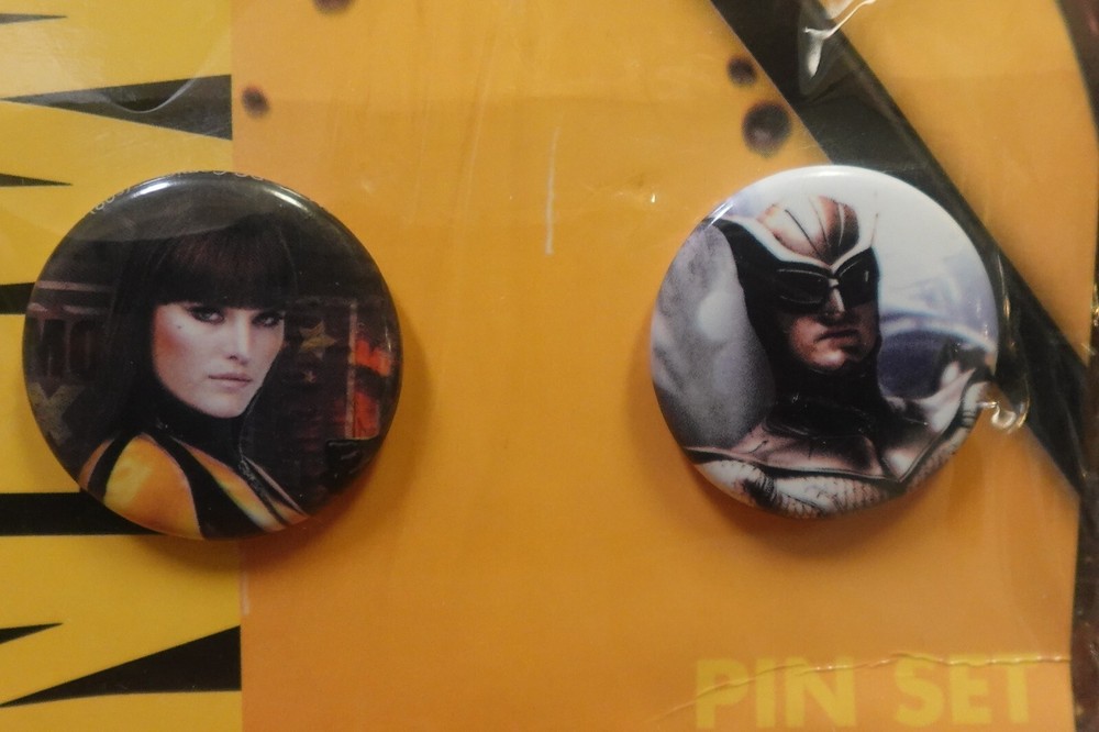 DC Comics Watchmen Movie Button Pin Set