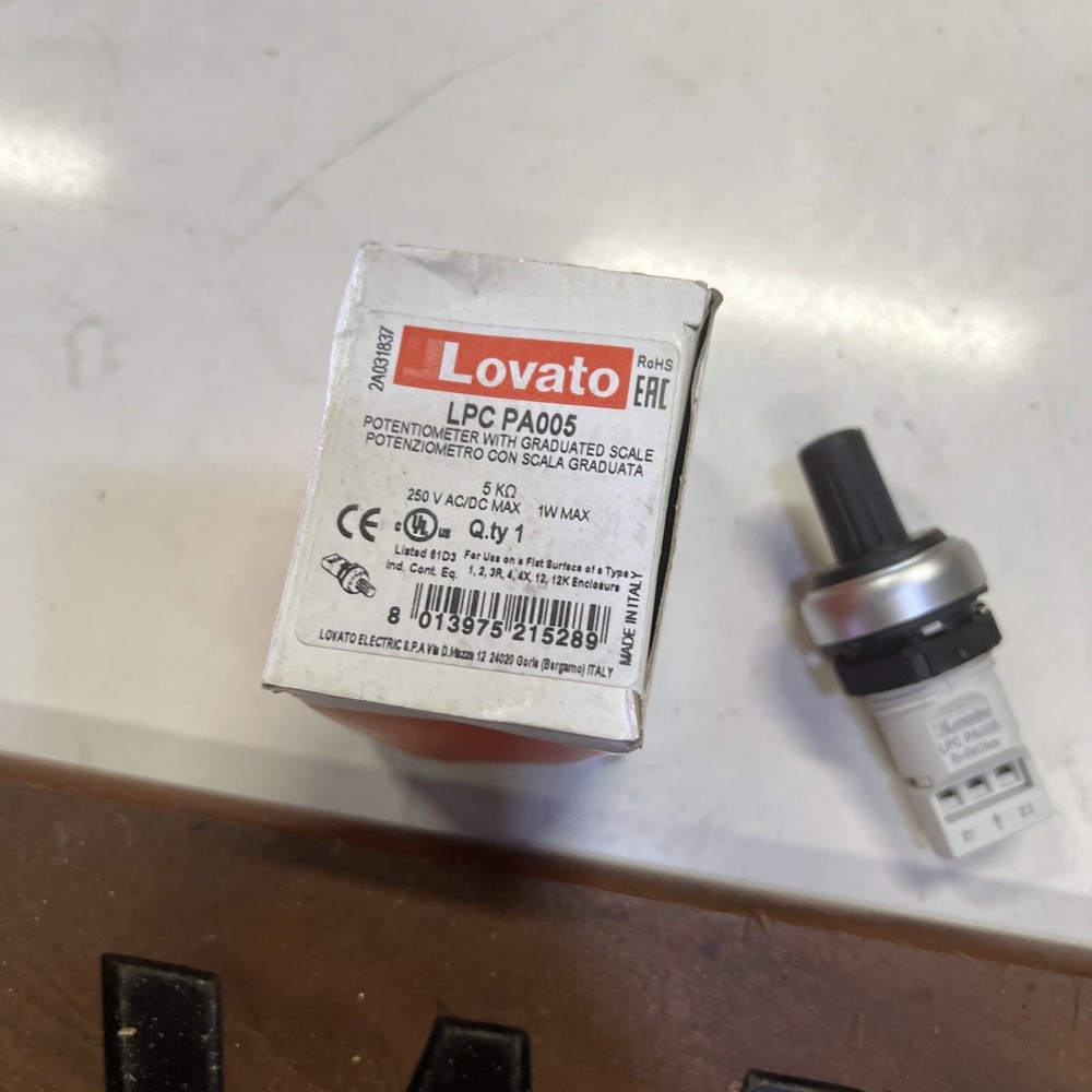 Lovato LPC PA005 Potentiometer with Graduating Scale