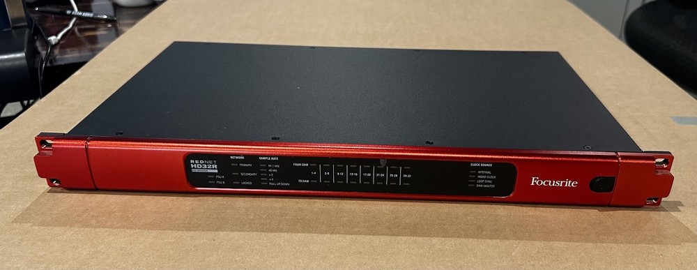 Focusrite RedNet HD32R Dante Bridge Interface  w/Cabling