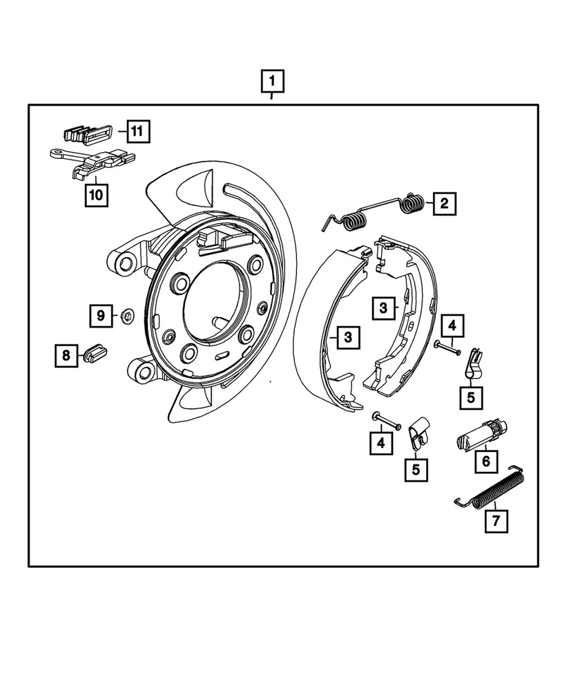 Genuine Mopar Parking Brake Dust Boot 68026380AA