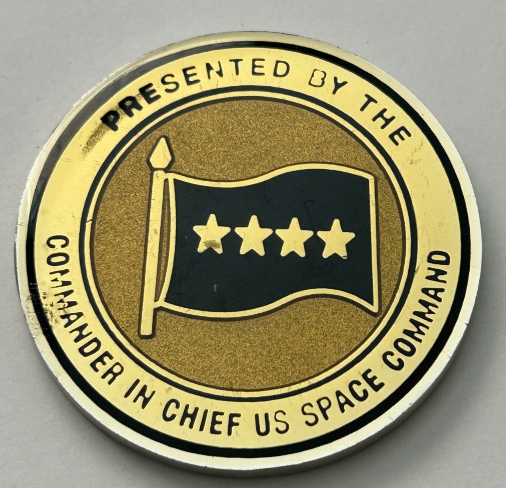 United States Space Command Commander in Chief Challenge Coin