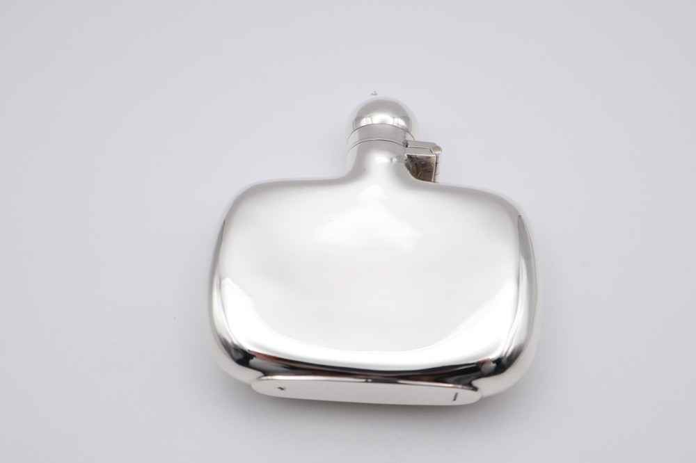 Antique Solid Silver Hip Flask Hallmarked Sheffield 1905