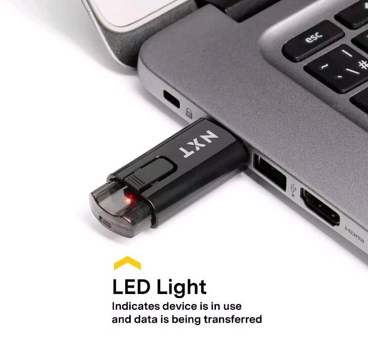 NXT Technologies 32GB USB 2.0 Type A Flash Drive Black (NX61109)