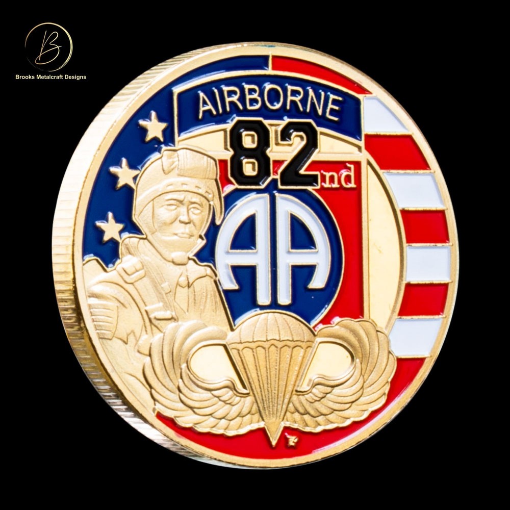 Army 82nd Airborne Challenge Coin