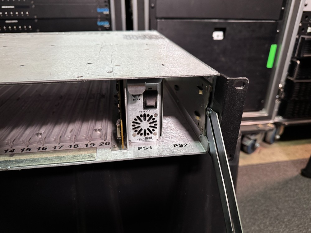 Ross DFR-8321 OpenGear 2RU Rack Module Frame Empty, No Cards, for BMD, Decimator