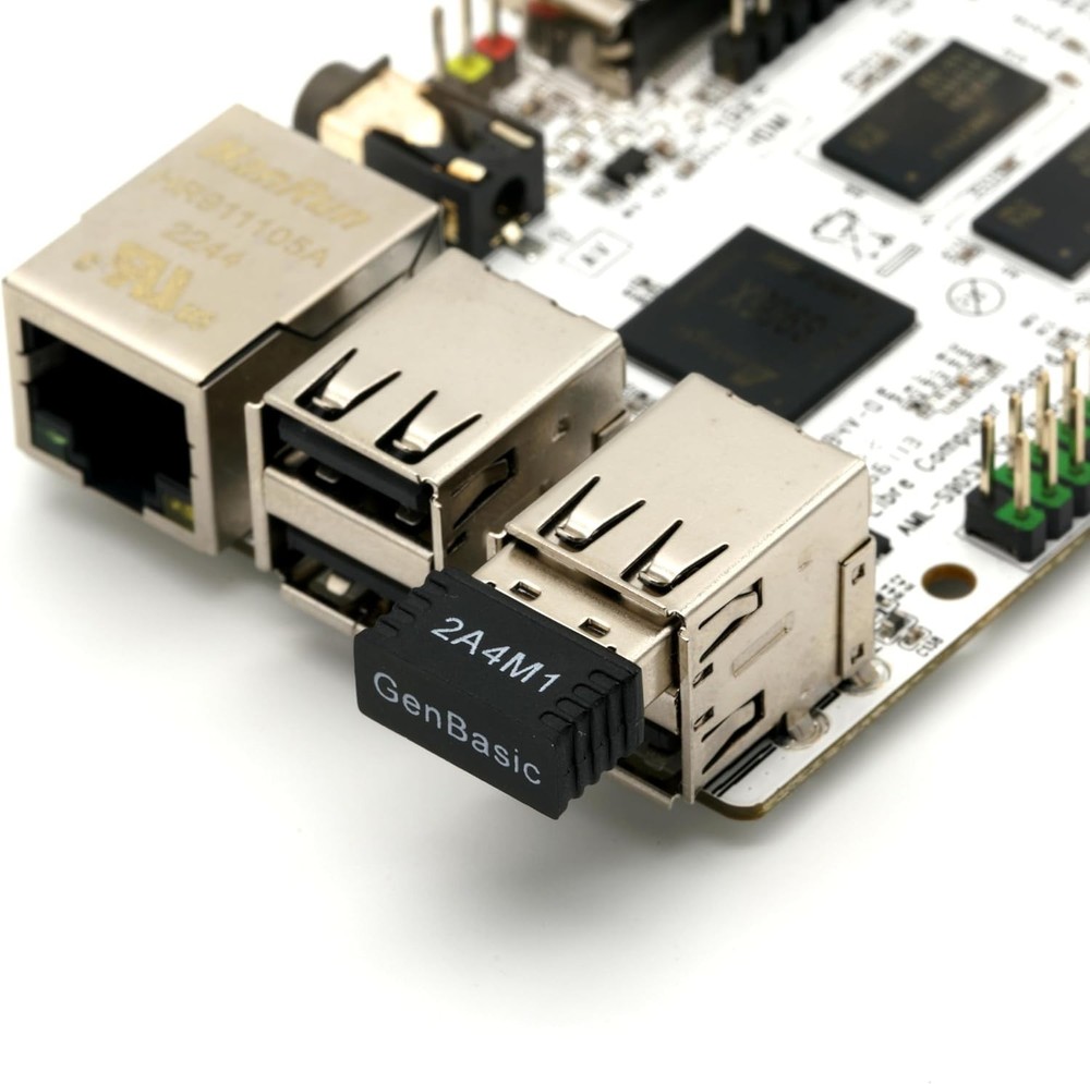 Secure and Compact USB Wireless Adapter - 150Mbps WiFi 4 for Linux Systems