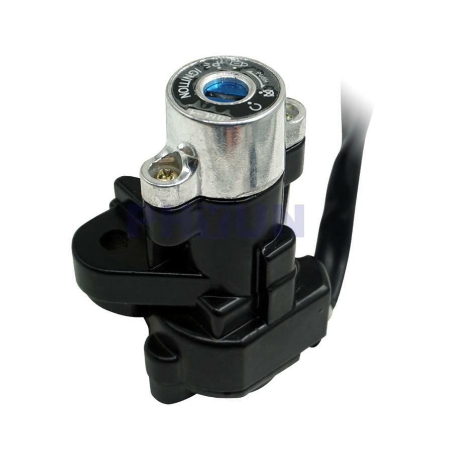 Motorcycle Aluminium Alloy Modified Ignition Key Lock Set Kit Switch Universal