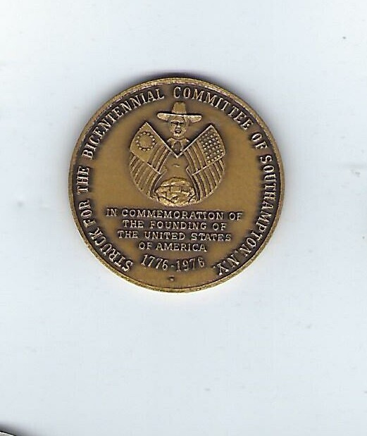1976 Southampton New York Bronze Medal