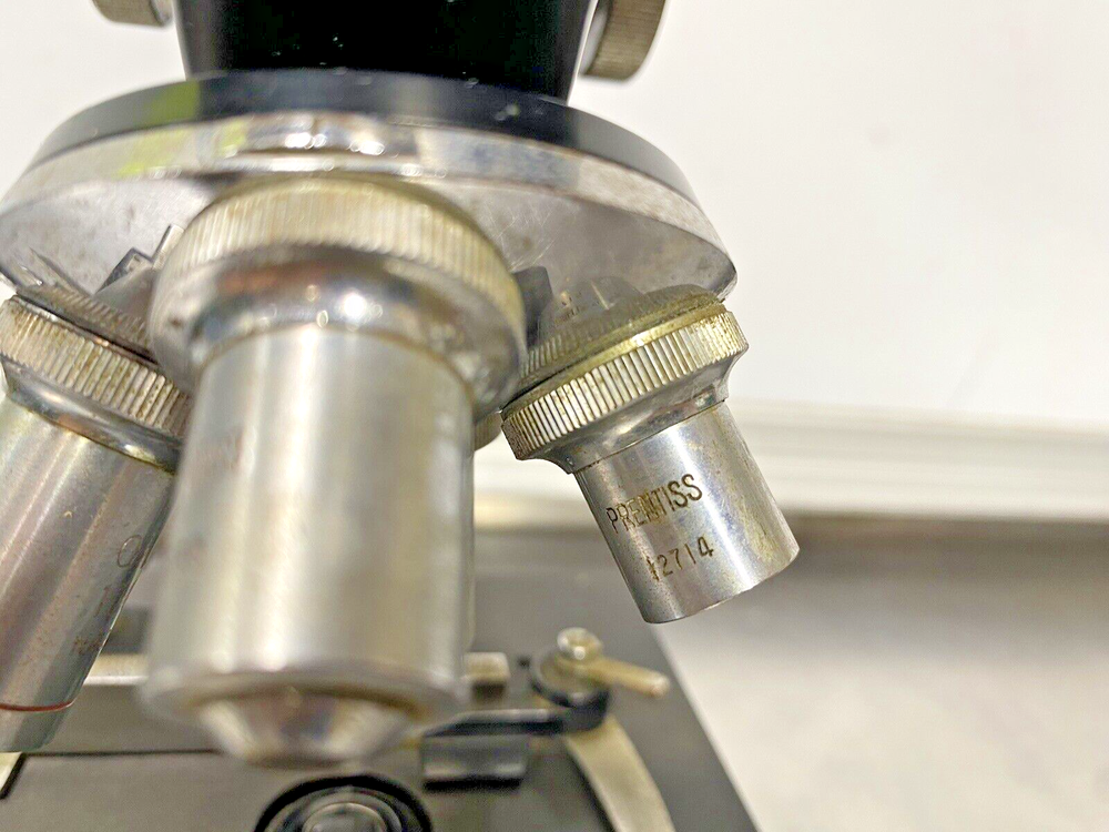 Vintage PRENTISS 10137 Microscope (No Light Source)