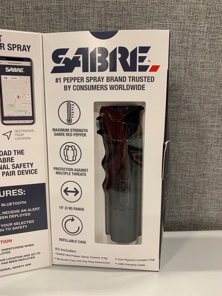 Sabre Smart Pepper Spray - Black