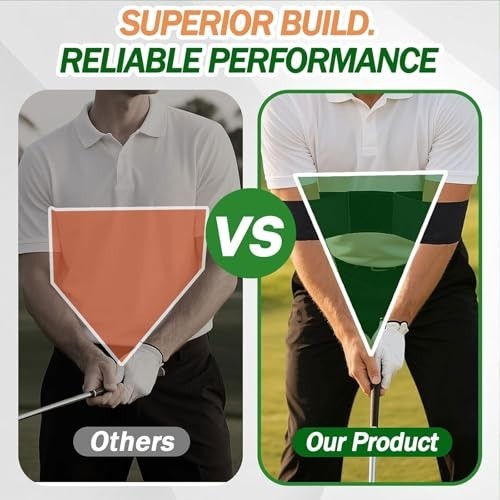 Golf Swing Training Aid - Adjustable Arm Band for Stability & Swing Correction,